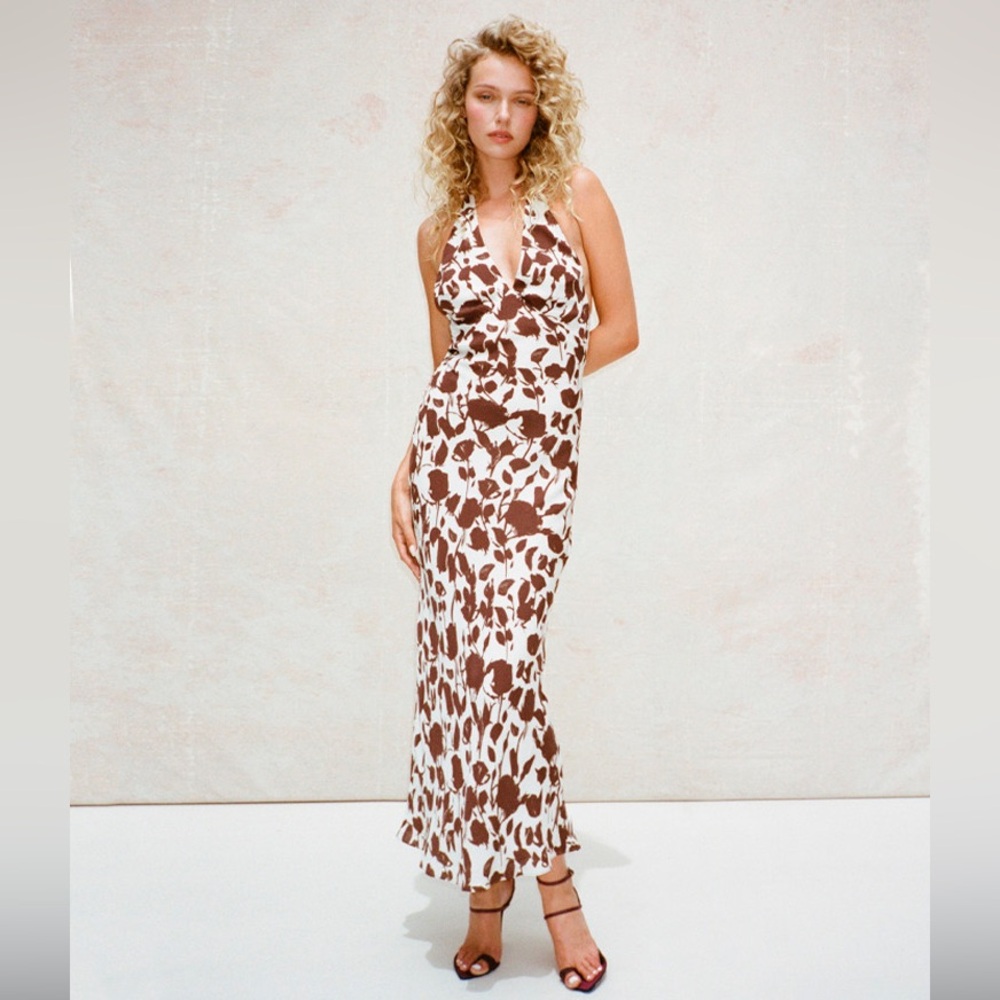 SOLD Realisation par Simone dress chocolate havana